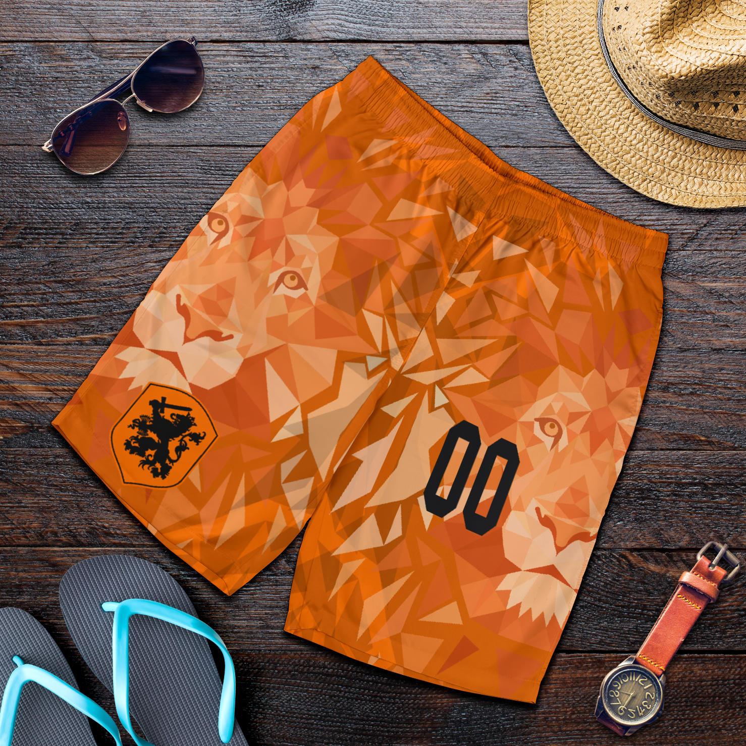 (Custom) Netherlands Lion All Over Print Men’s Shorts Euro Soccer A27