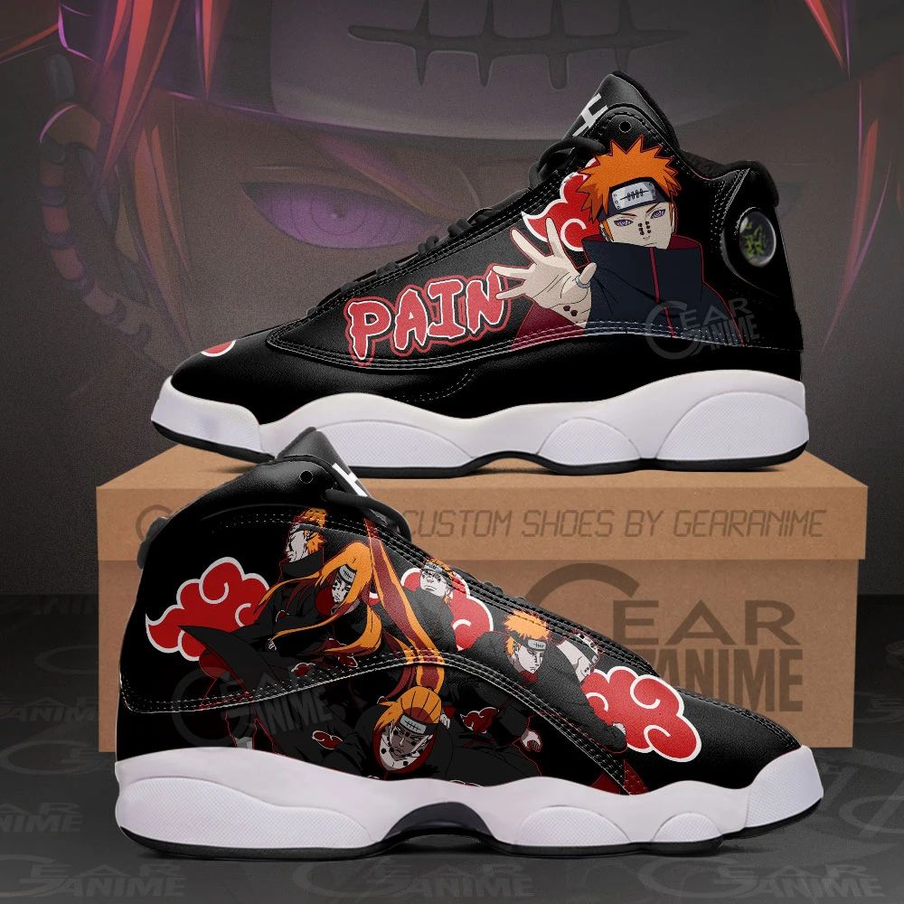 Akatsuki Pain Jd13 Sneakers Naruto Custom Anime Shoes Unisex Men Women