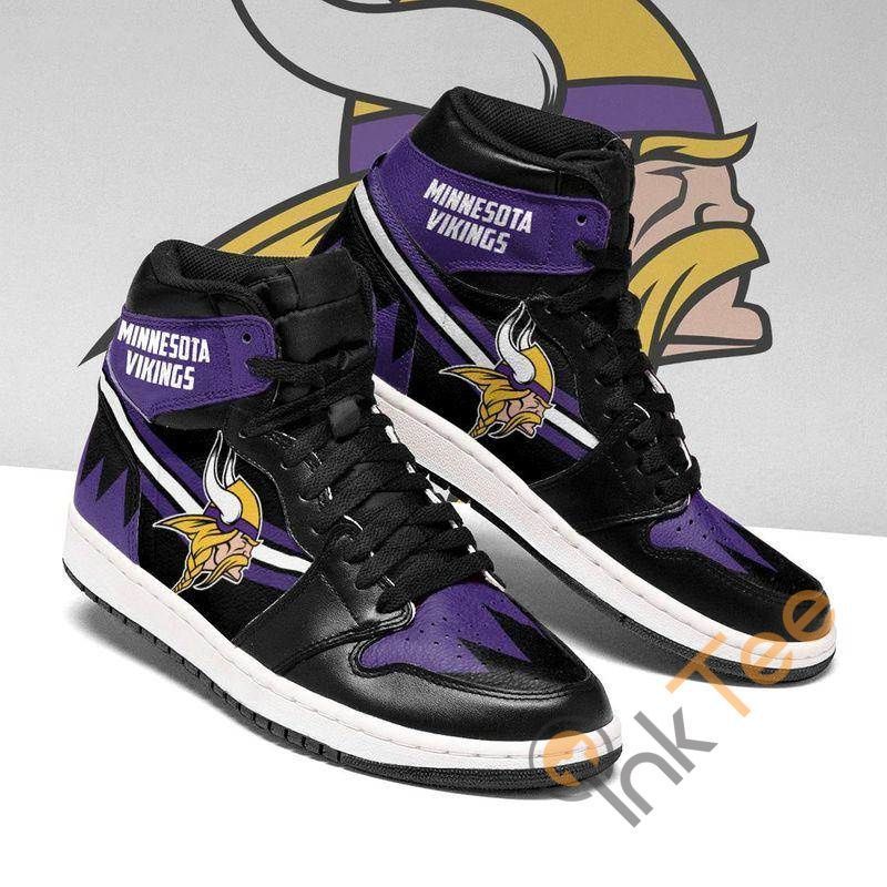 Minnesota Vikings Custom Sneaker It1957 Air Jordan Sneaker Air Jordan High Sneakers