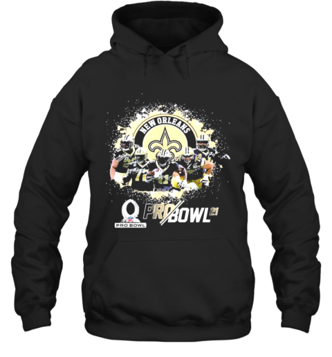 New Orleans Saints Football Team Signatures Hoodie