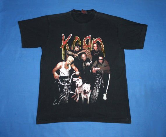 90S Korn Shirt American Nu Metal Band Shirt Nu Metal Alternative Metal Men S Shirt