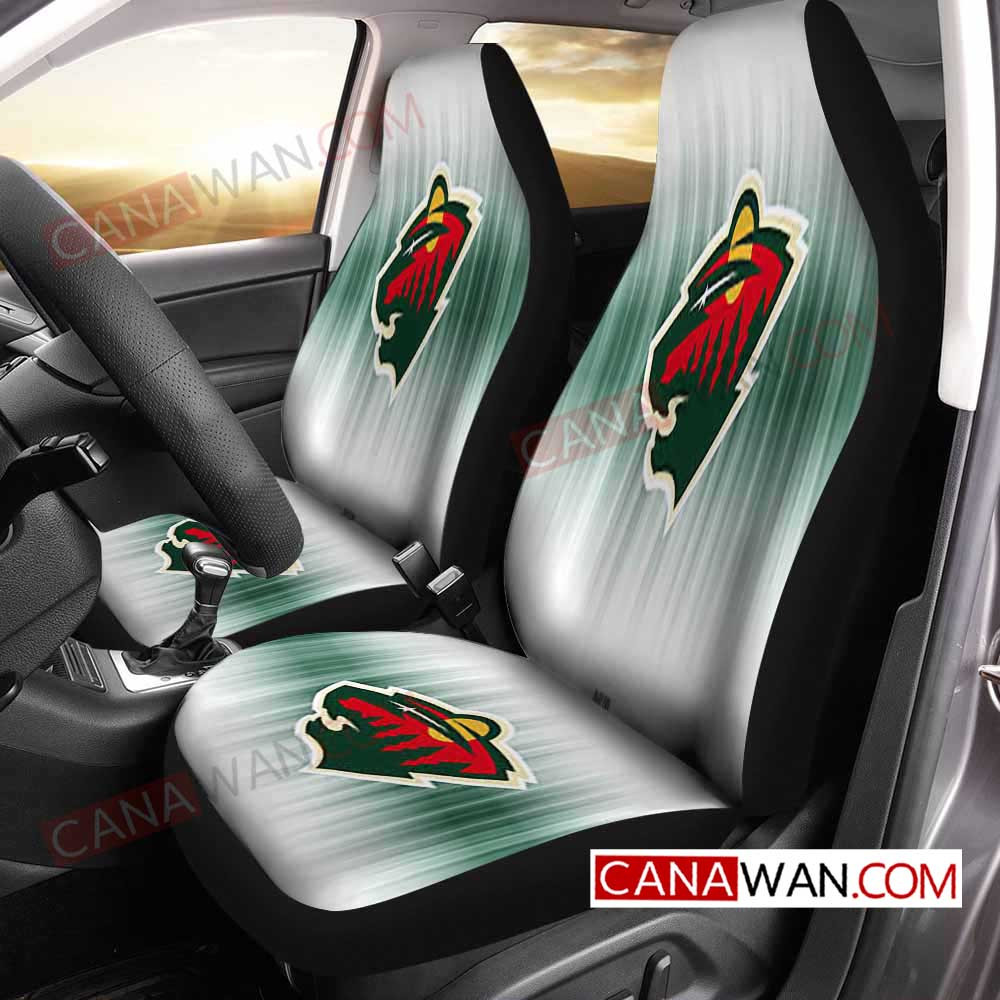 Minnesota Wild Style255 3D Customized Personalized Car Seat Cover