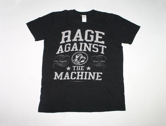 2000S Rage Against The Machine Shirt American Rock Band Shirt Alternative Metal Rap Rock Nu Metal Funk Metal Men S Shirt