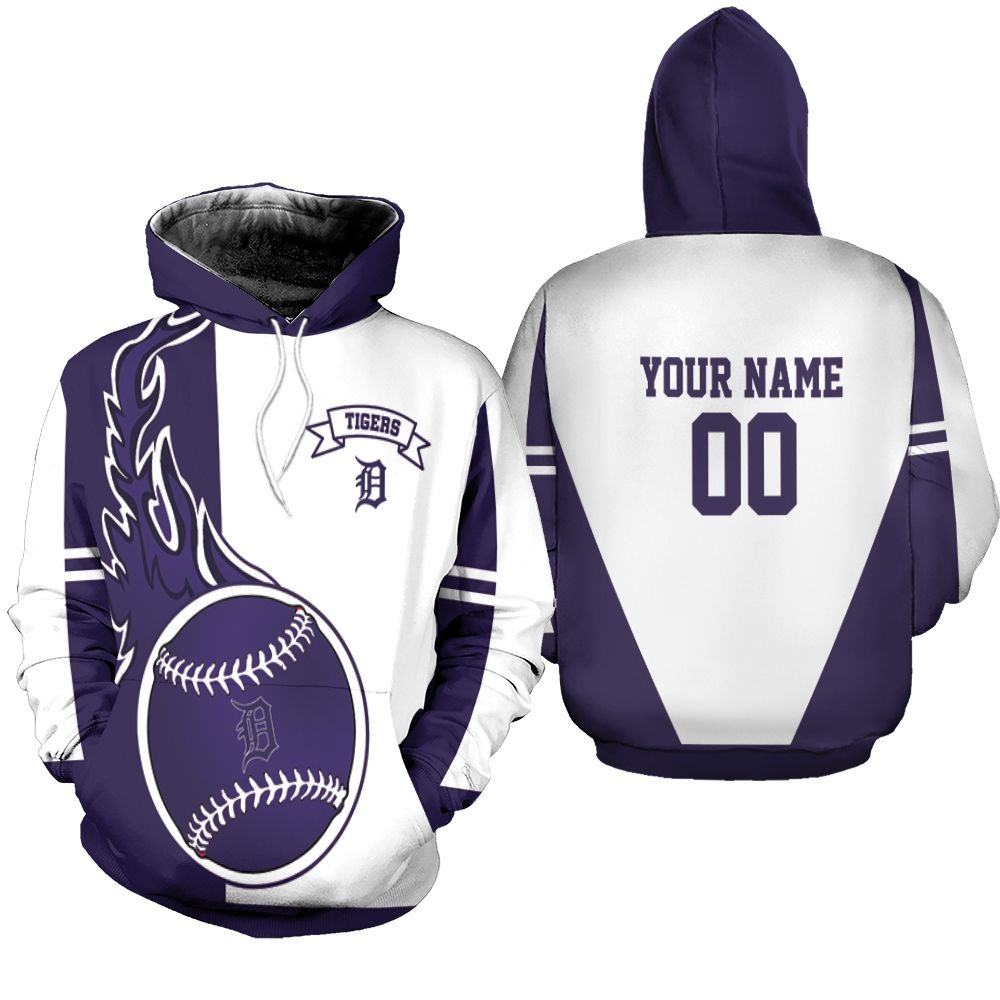 Detroit Tigers 3d Personalized Hoodie