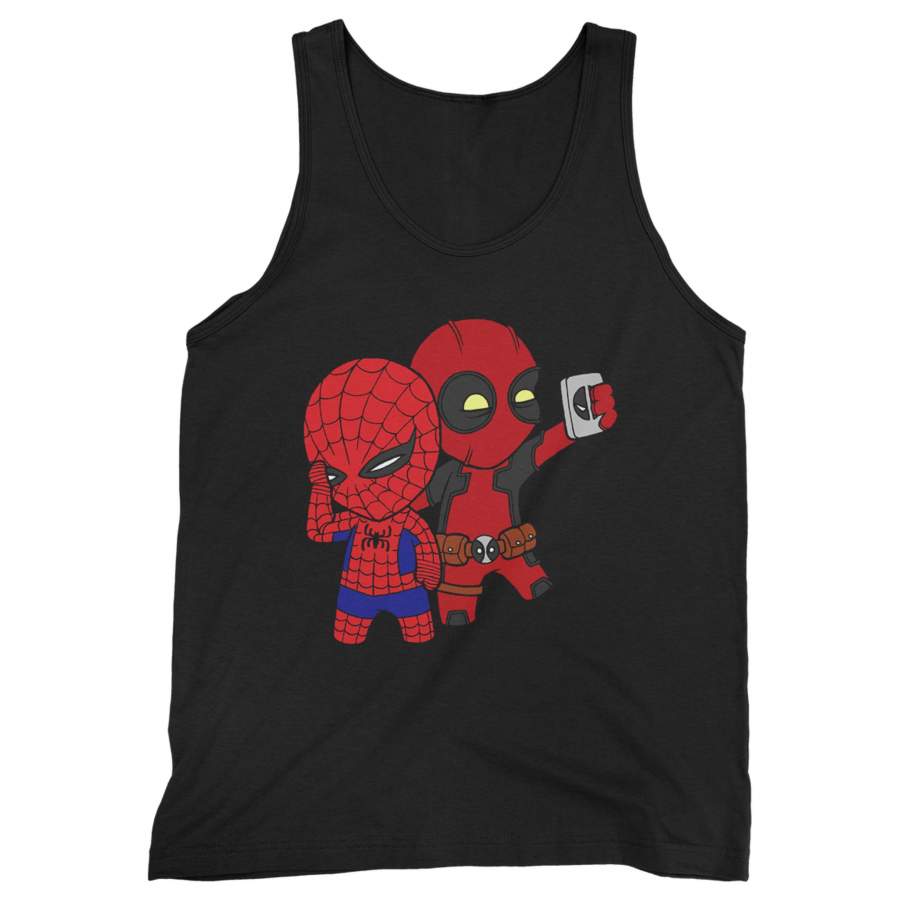 Deadpool X Spider-Man Cute Man’s Tank Top