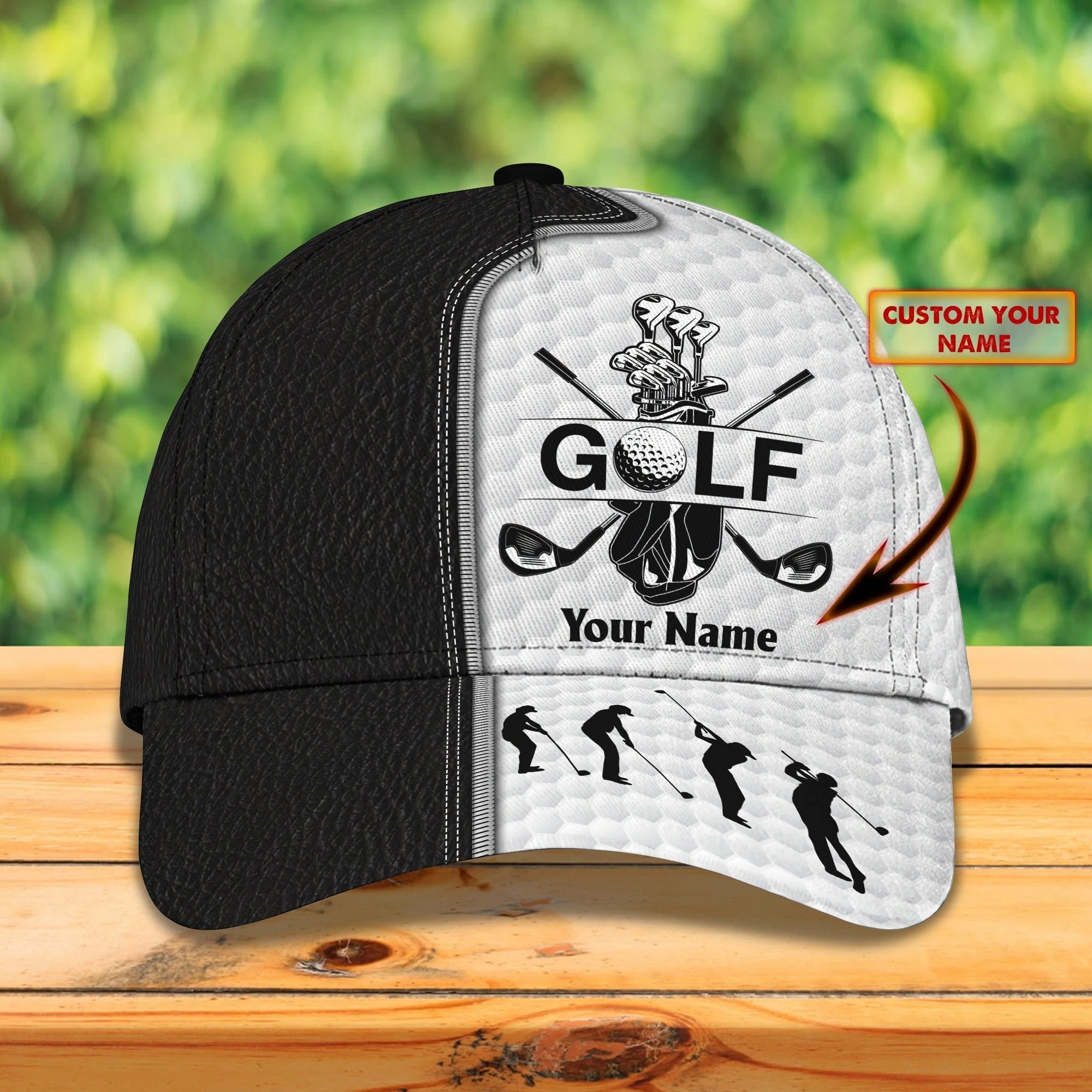 Personalized Classic Cap For Golf Lovers, Baseball Man Cap, Birthday Golfer Man Gifts, Present To Golfer