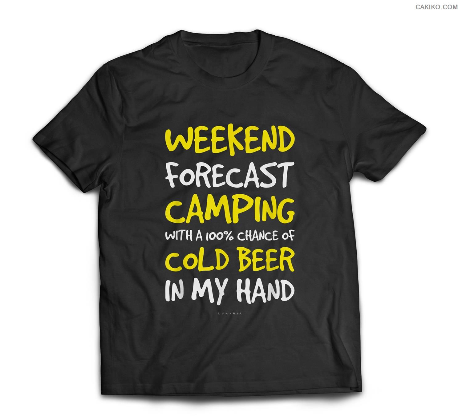 Weekend Forecast Camping . Funny Beer &Amp; Camping T-Shirt