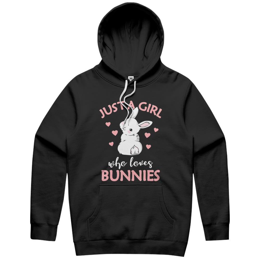 Just A Girl Who Loves Bunnies Rabbit Gift Idea For Women Hoodie