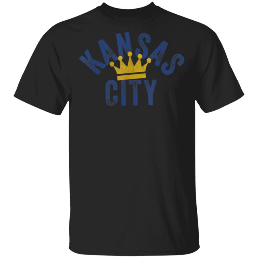 KC Kansas City 2020 Royal Blue Crown Kc Fan Vintage Original TShirt