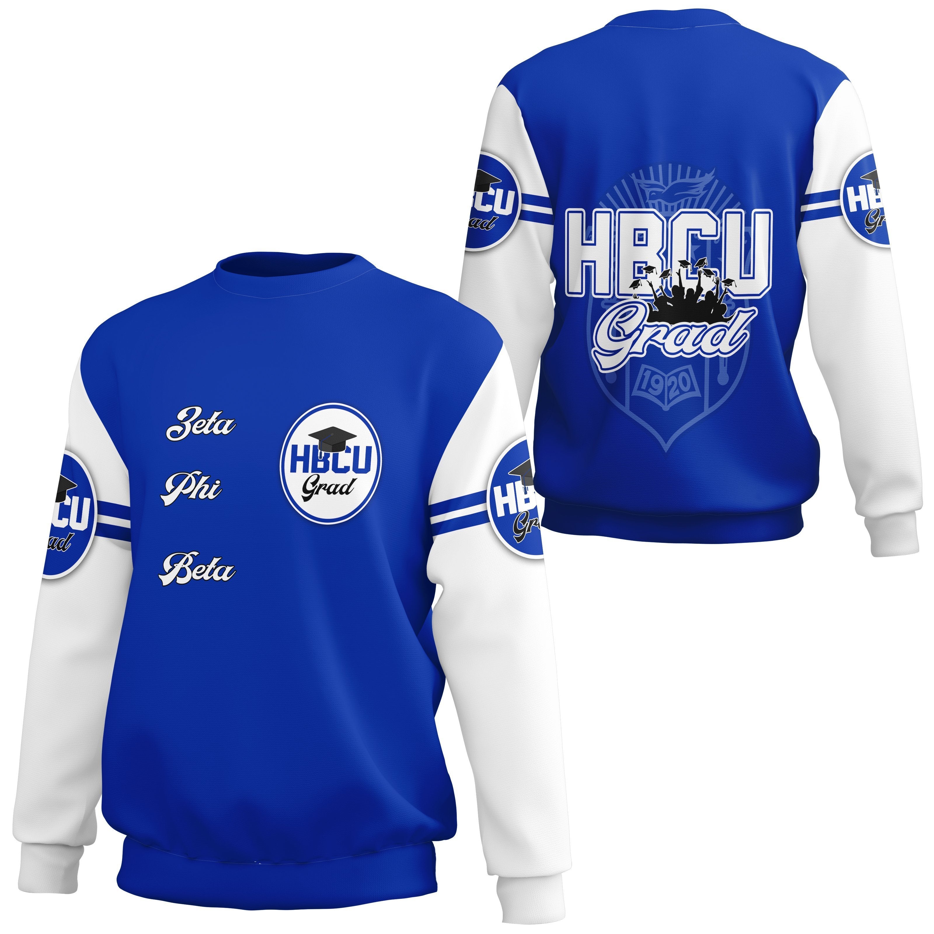 Greek Life Sweatshirt – Zeta Phi Beta Hbcu Grad Sweatshirt J09