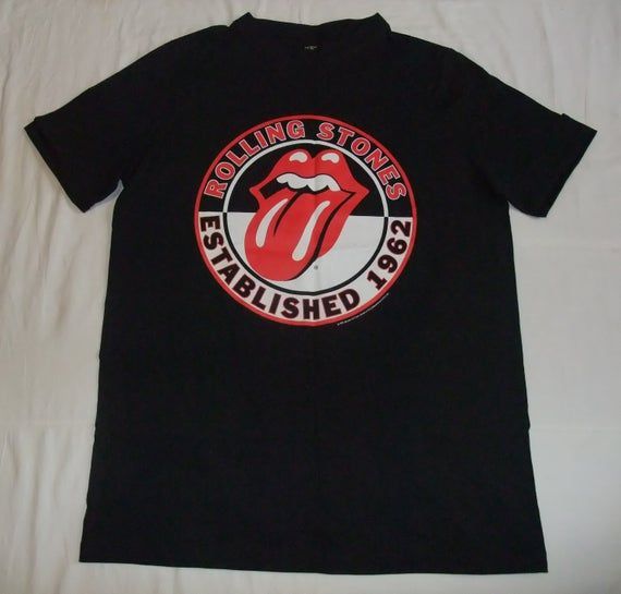Shirt Rolling Stones Established 1962 Musidor 2004 Small Deep Purple ...