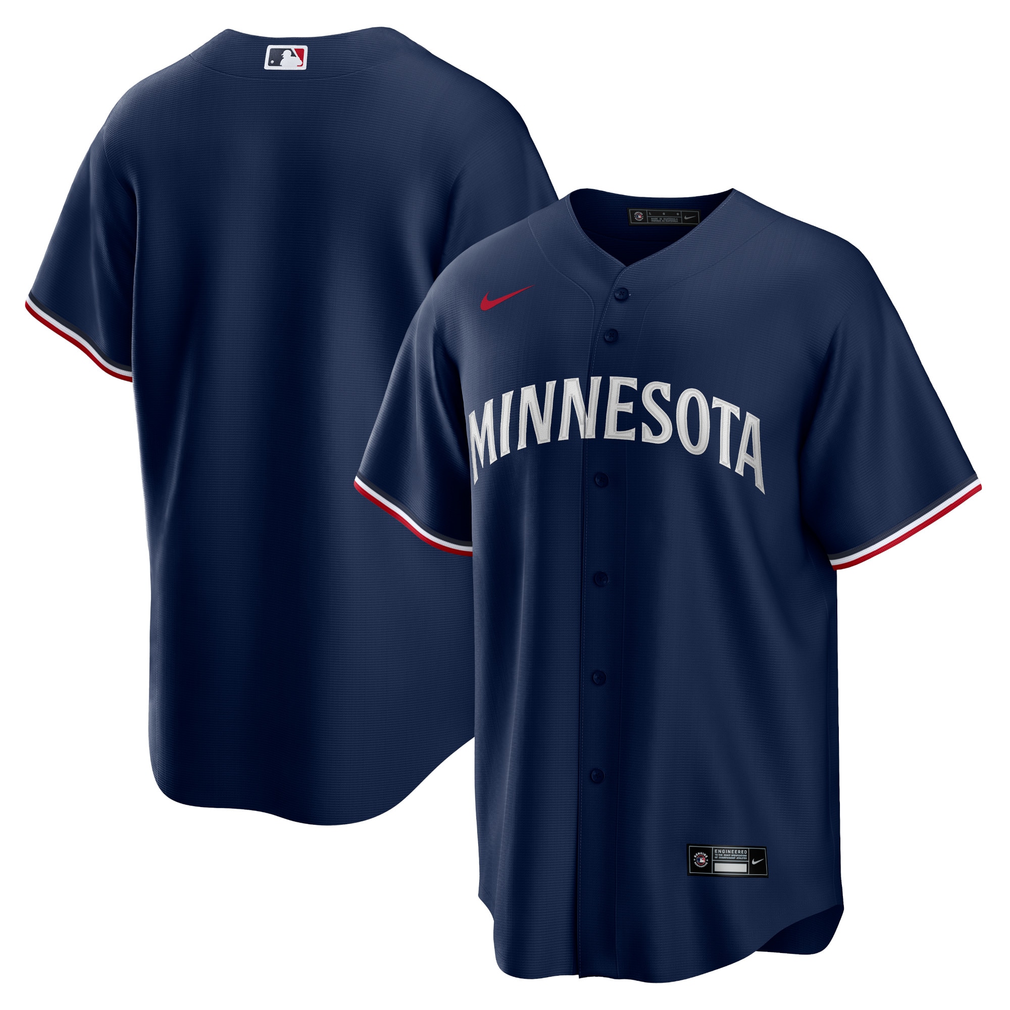 Minnesota Twins Alternate Replica Team Logo Jersey – Navy