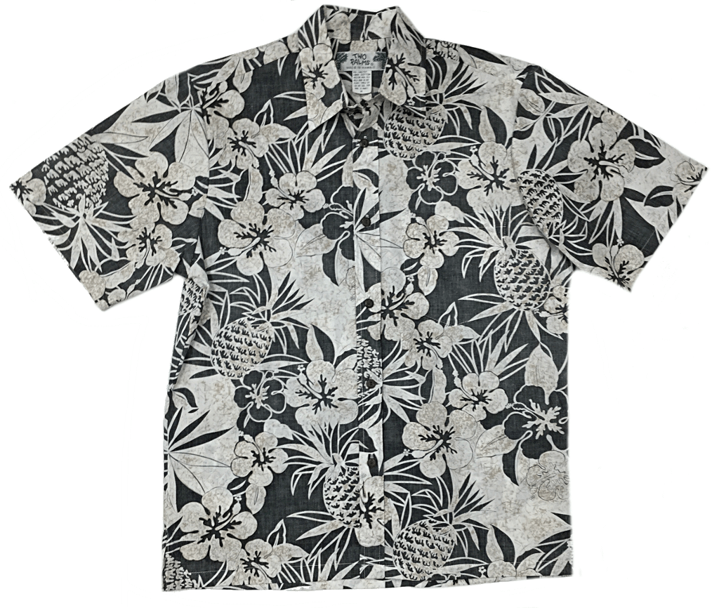 Reverse Pineapple Garden Button Up Hawaii Shirt Ha20224