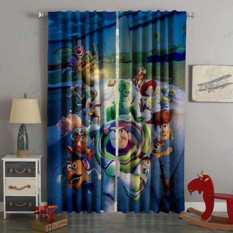 3D Printed Toy Story Style Custom Living Room Curtains