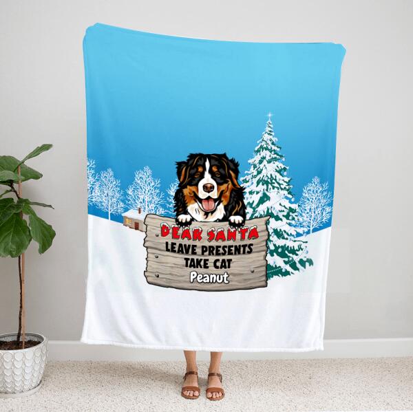 Personalized Dog Fleece Blanket – Christmas Gift Ideas For Dog Lovers – Best Gifts For Dog Owners