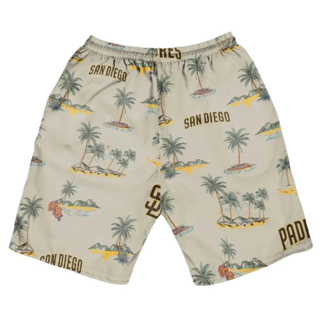 Padres Hawaiian Shirt San Diego Island Palms