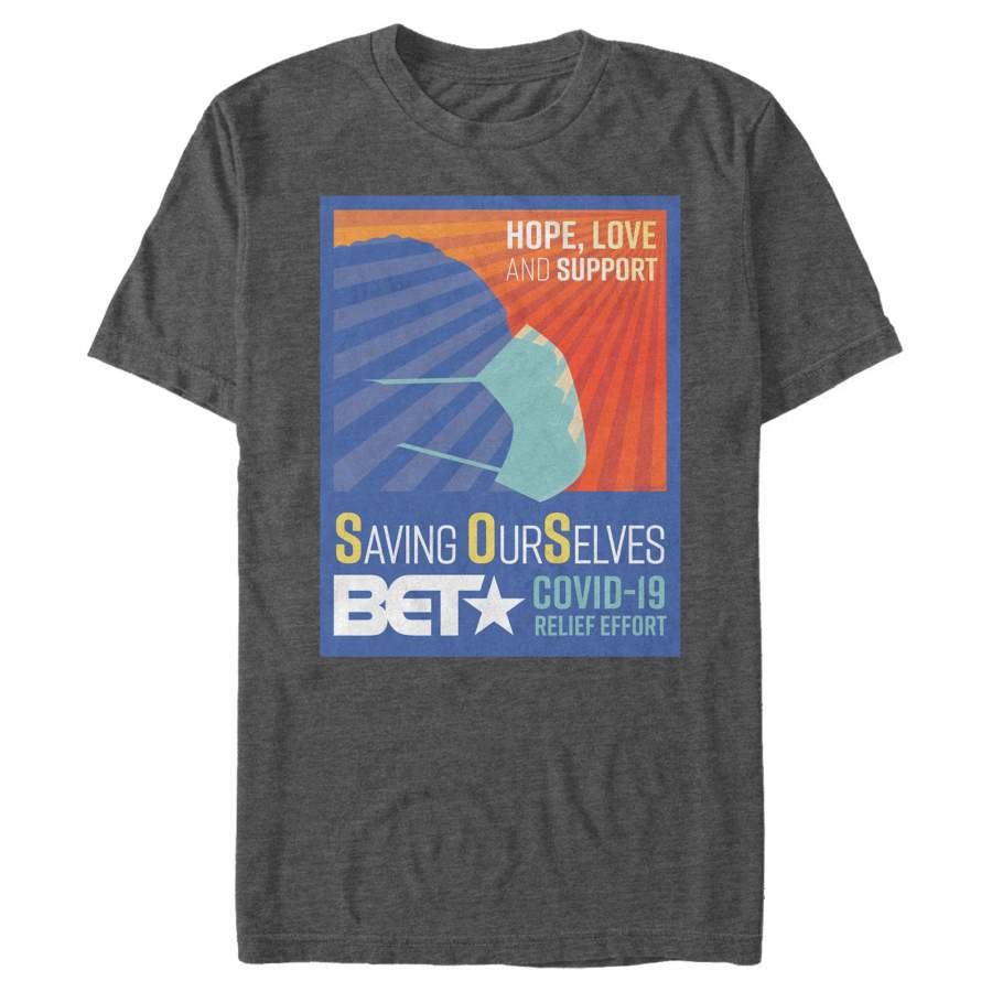 Saving OurSelves Men’s Hope Love Support Poster  T Shirt