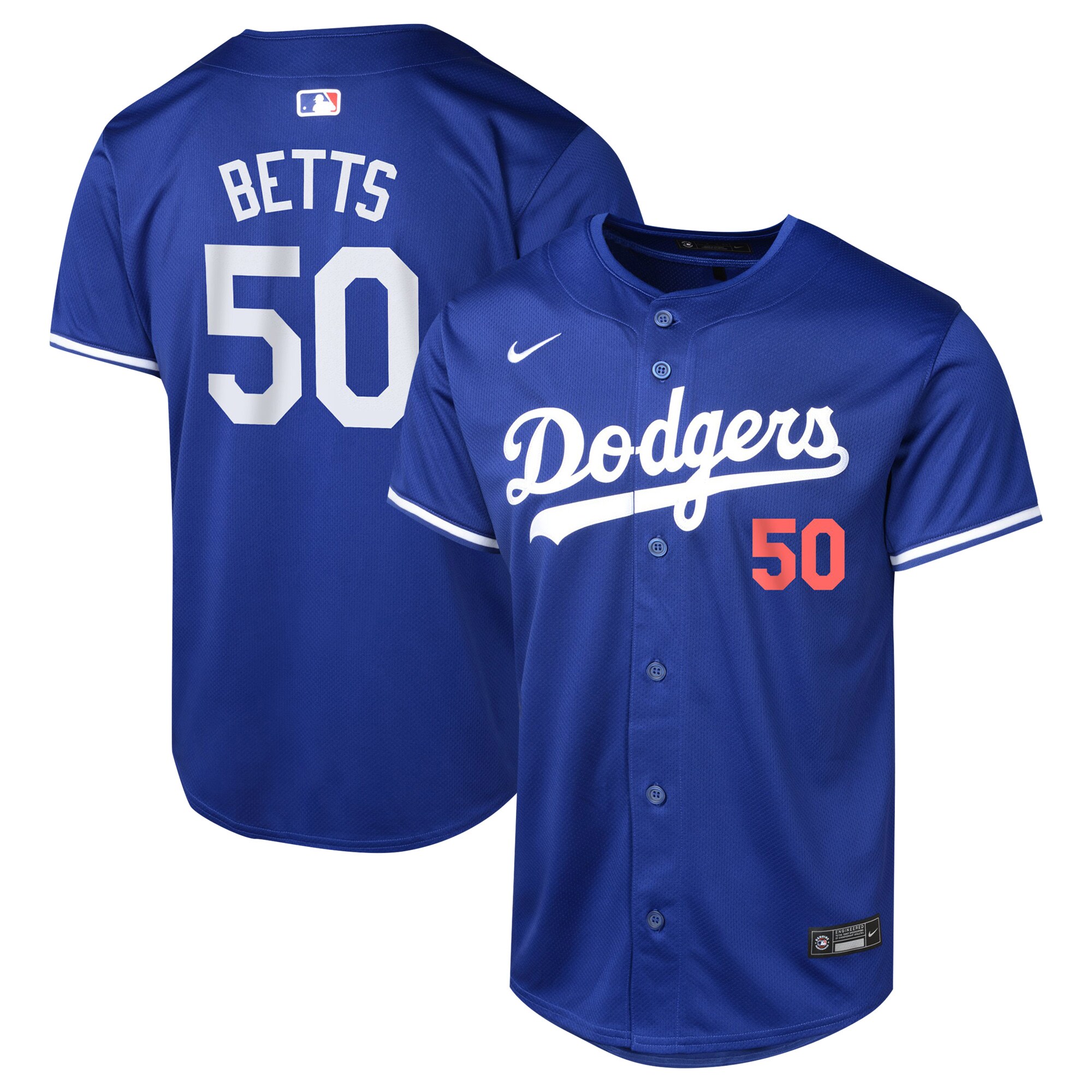 Mookie Betts Los Angeles Dodgers Youth Alternate Limited Player Jersey  Royal