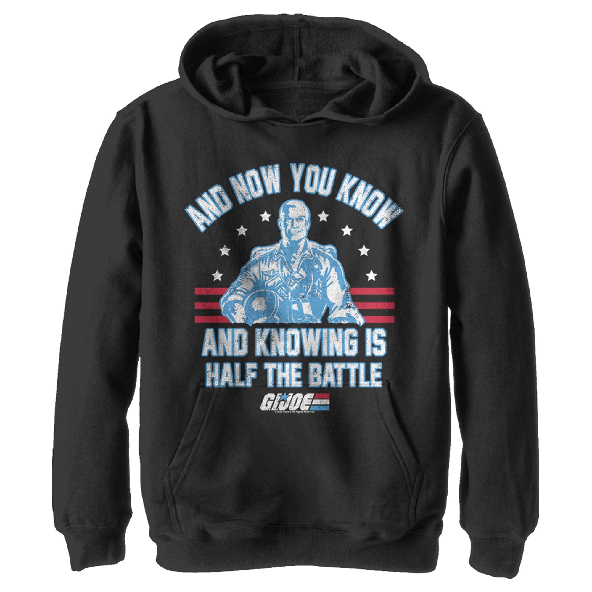 Boy’S Gi Joe 80S Cartoon Psa Phrase Pull Over Hoodie