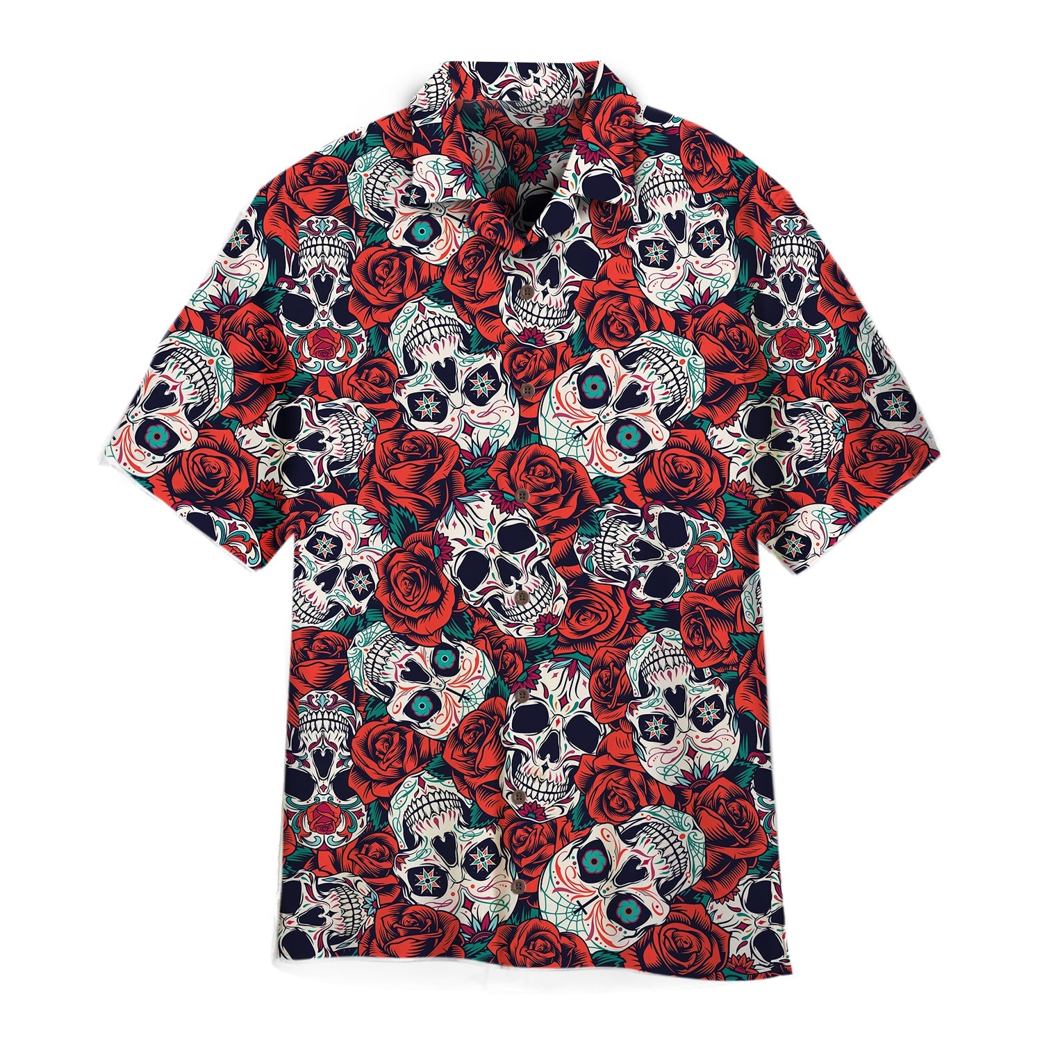 Vintage Day Of Dead Hawaii Shirt For Men And Women Ha58452