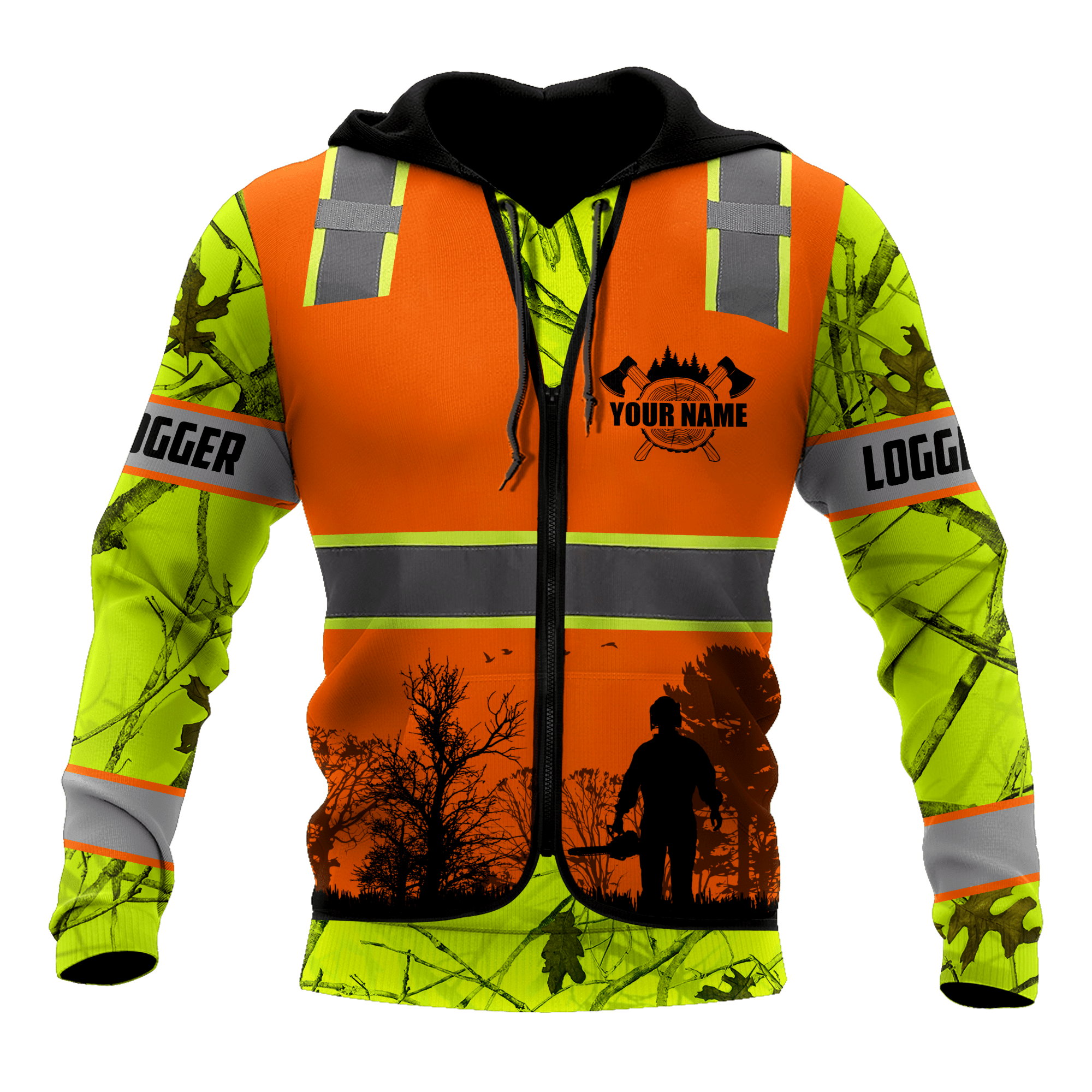 USATOPDEAL.COM – 3D Chainsaw Logger Custom Name Unisex Shirts AM112057