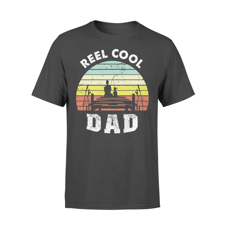 Fishing Reel Cool Dad Vintage T-shirt