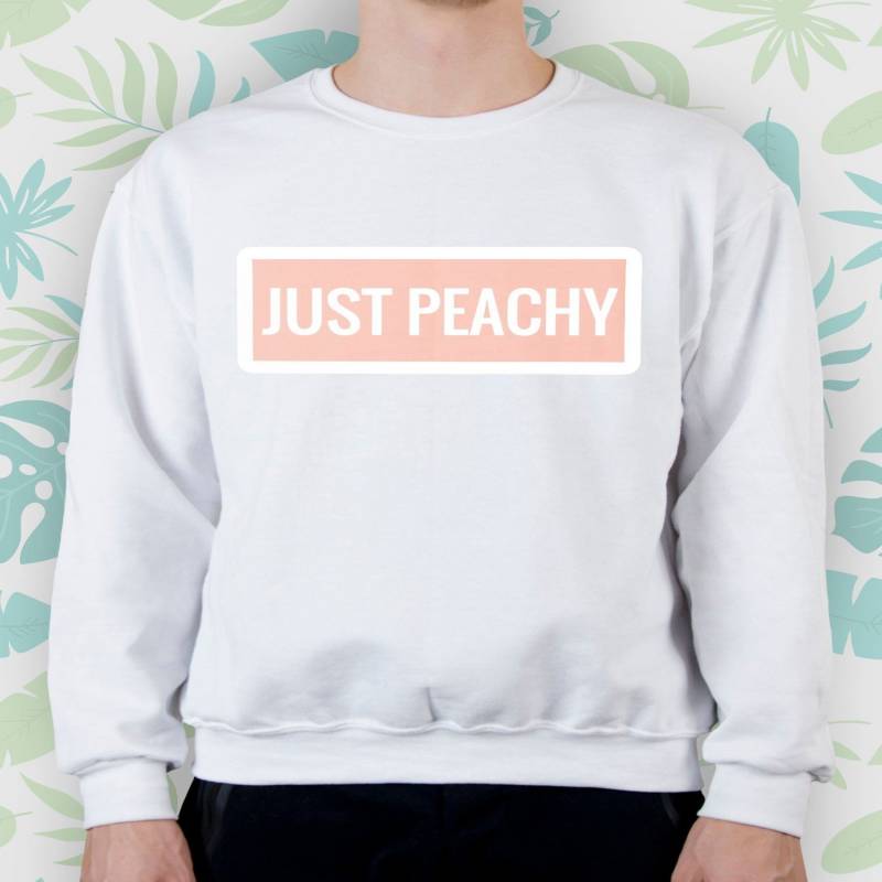 Crushtee Tumblr sweatshirt for Men Women Girl sweater Saying Cute Graphic raglan Peachy Aesthetic Teens Youth Unisex Crewneck sweatshirt Gift idea Long Sleeve Hoodie