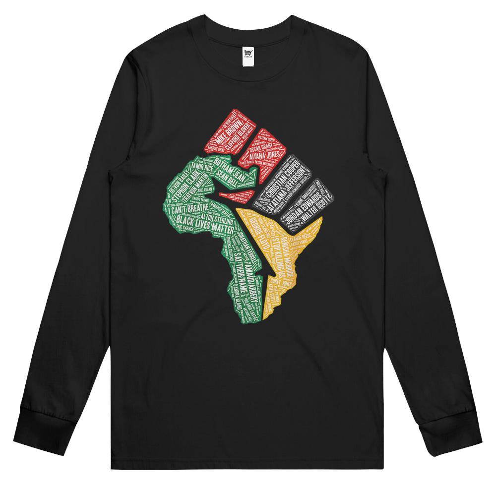 Africa Black Women African American Black History Long Sleeve T Shirts