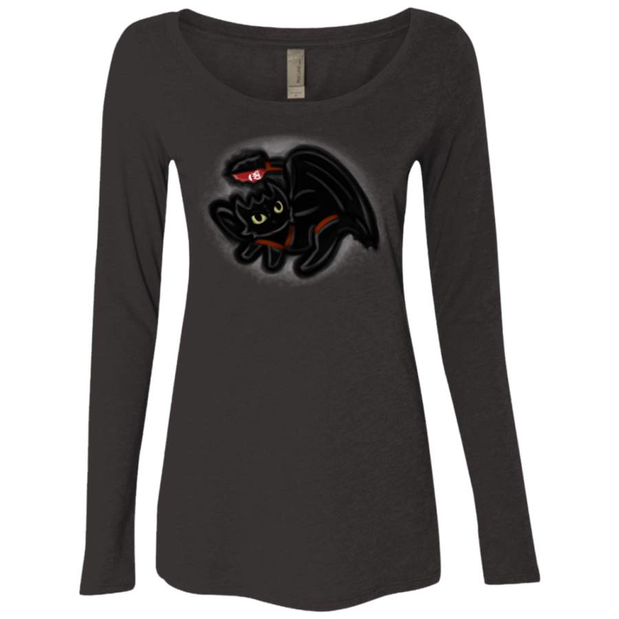 Toothless Simba Women’s Triblend Long Sleeve Shirt