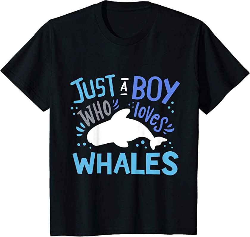 Kids Whale Just A Boy Who Loves Whales Gift T-Shirt