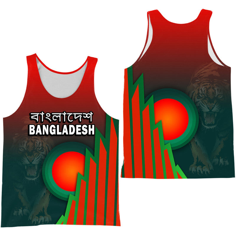 Bangladesh Bangla Tigers Cricket Men Tank Top Tigers And Bangladesh Flag Lt9