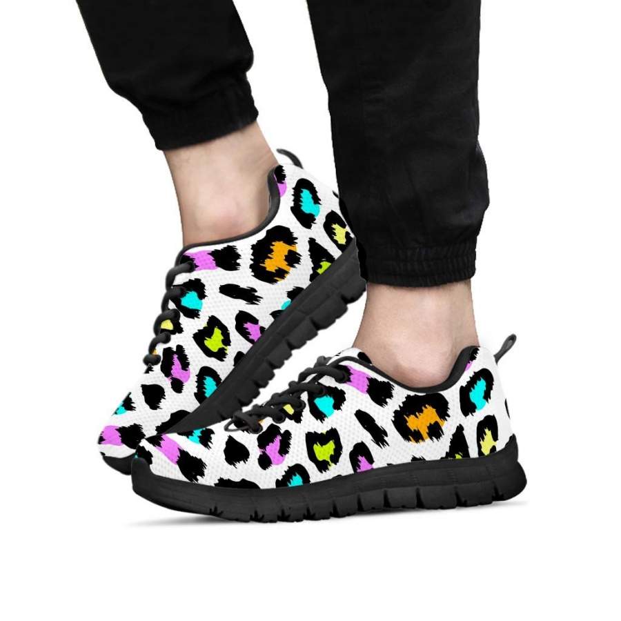 White Leopard Men’s Sneakers