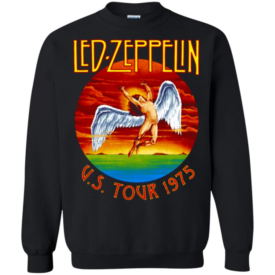 Led Zeppelin Unisex-Adults Official Swan Songs 1975 Album Pullover Sweatshirt