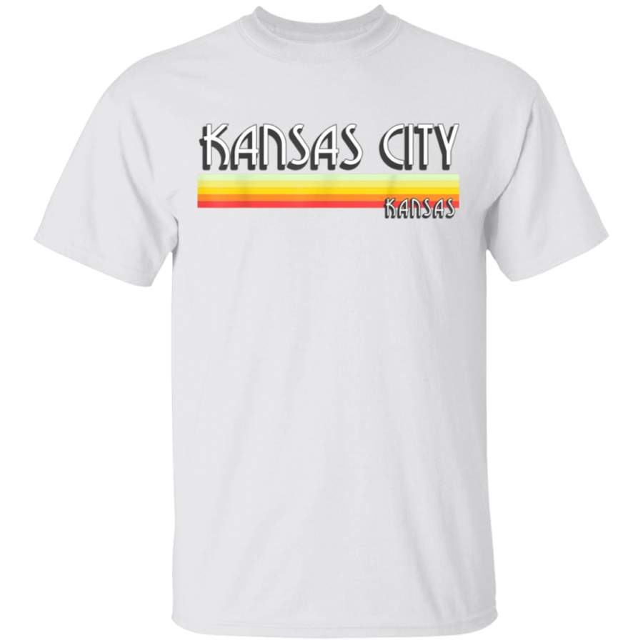 Design_Kansas City Kansas Souvenirs Vintage Lines KS TShirt