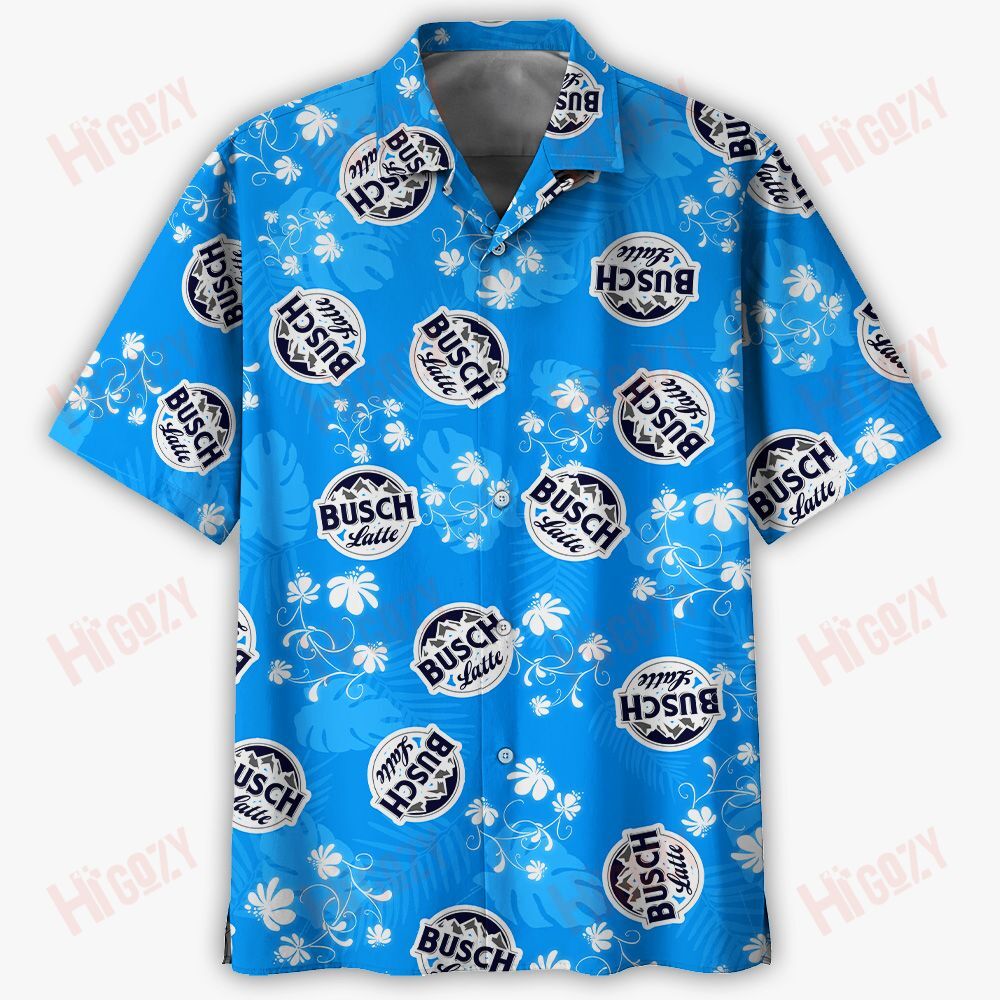 Higozy Busch Latte Hawaii Sleeve Shirts Hawaii For Men Ha42683