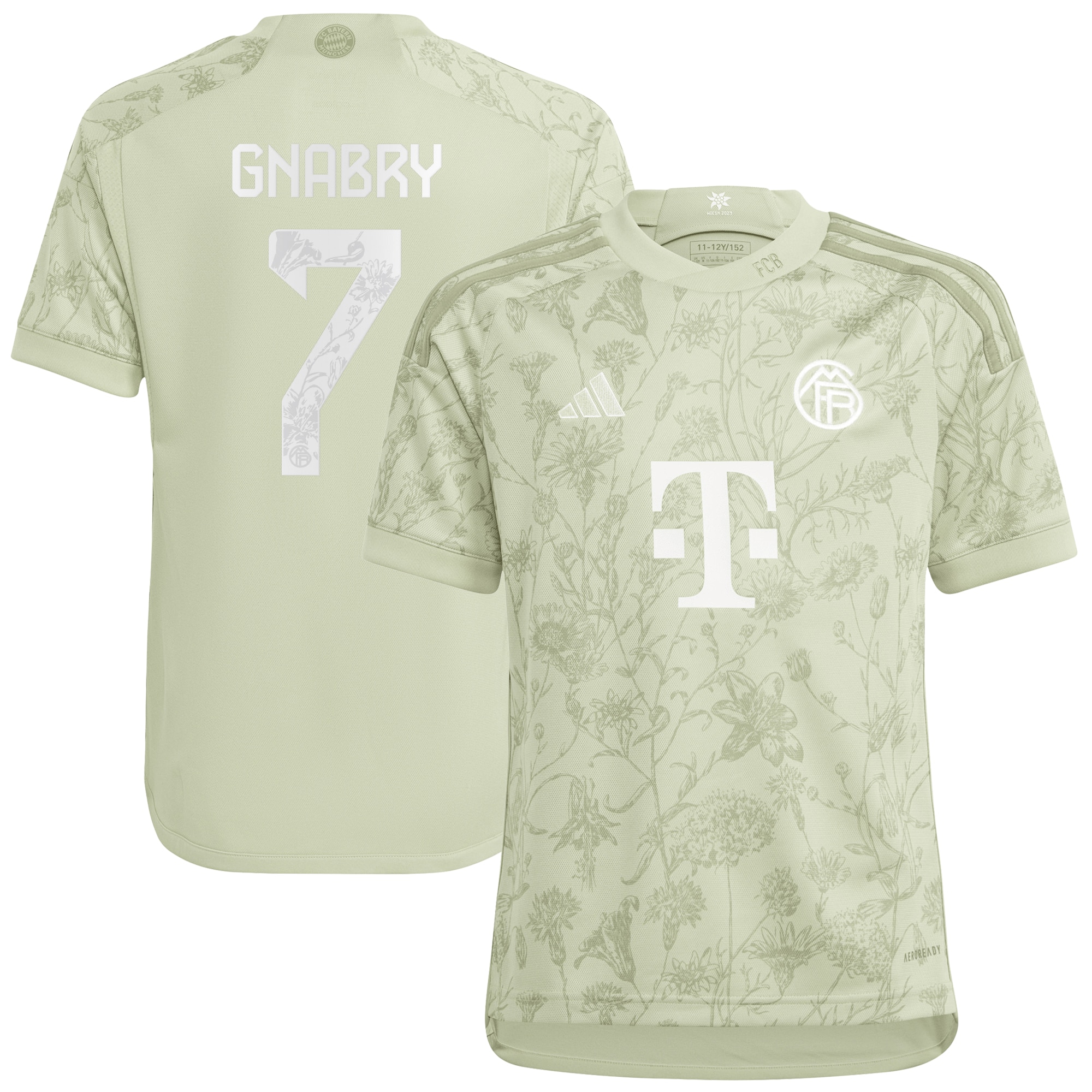 Serge Gnabry Bayern Munich Youth 2023/24 Oktoberfest Replica Player Jersey – Green