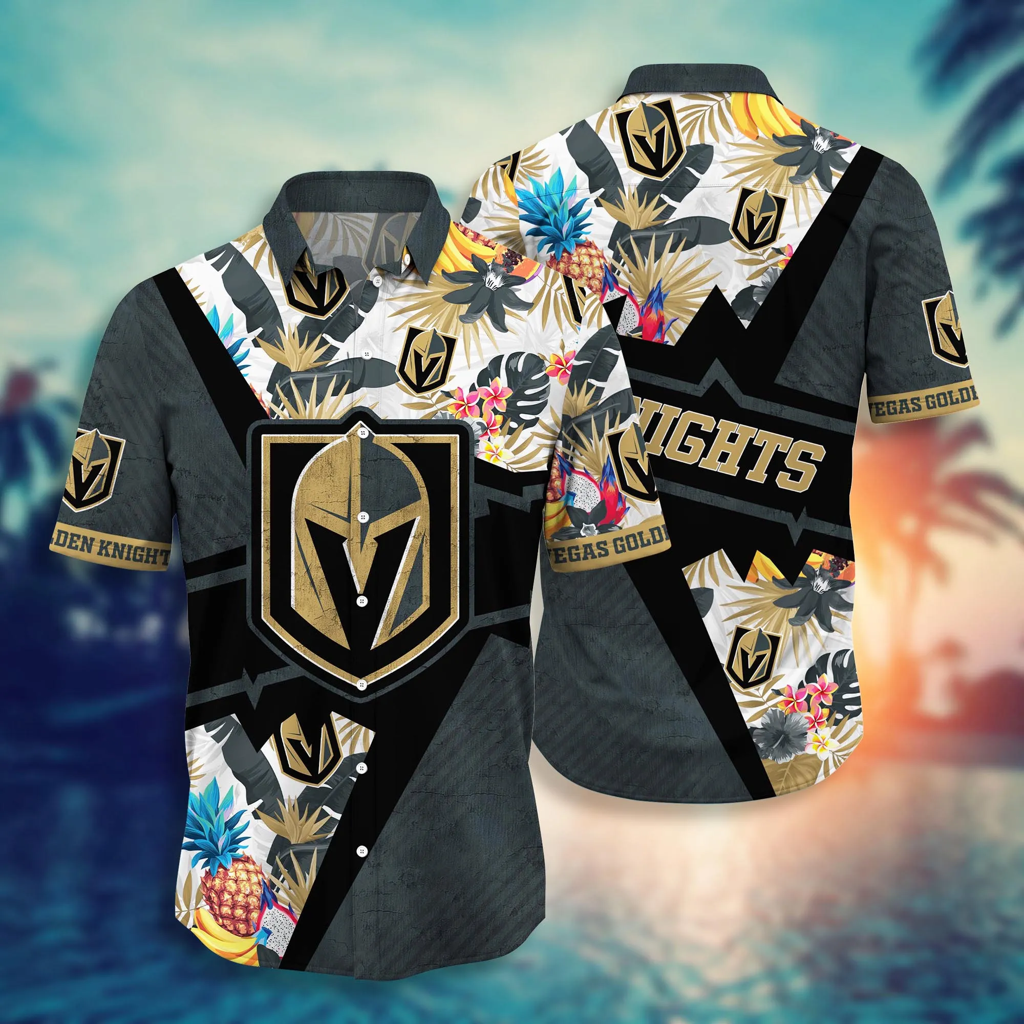 Vegas Golden Knights Nhl Hawaiian Shirt Swimsuits Aloha Shirt