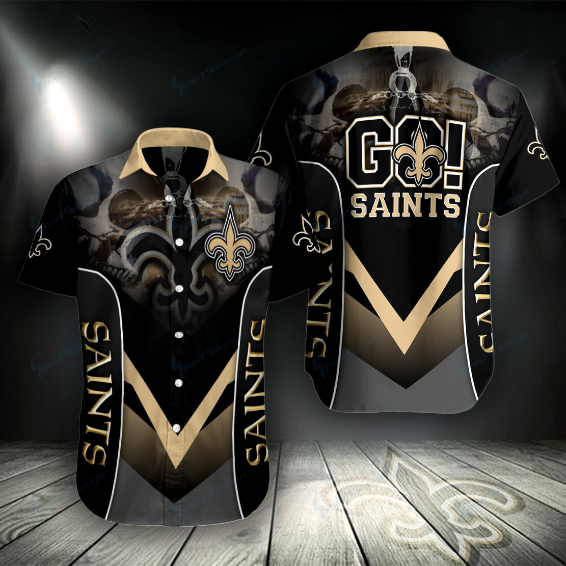 New Orleans Saints Button Shirt Bg754