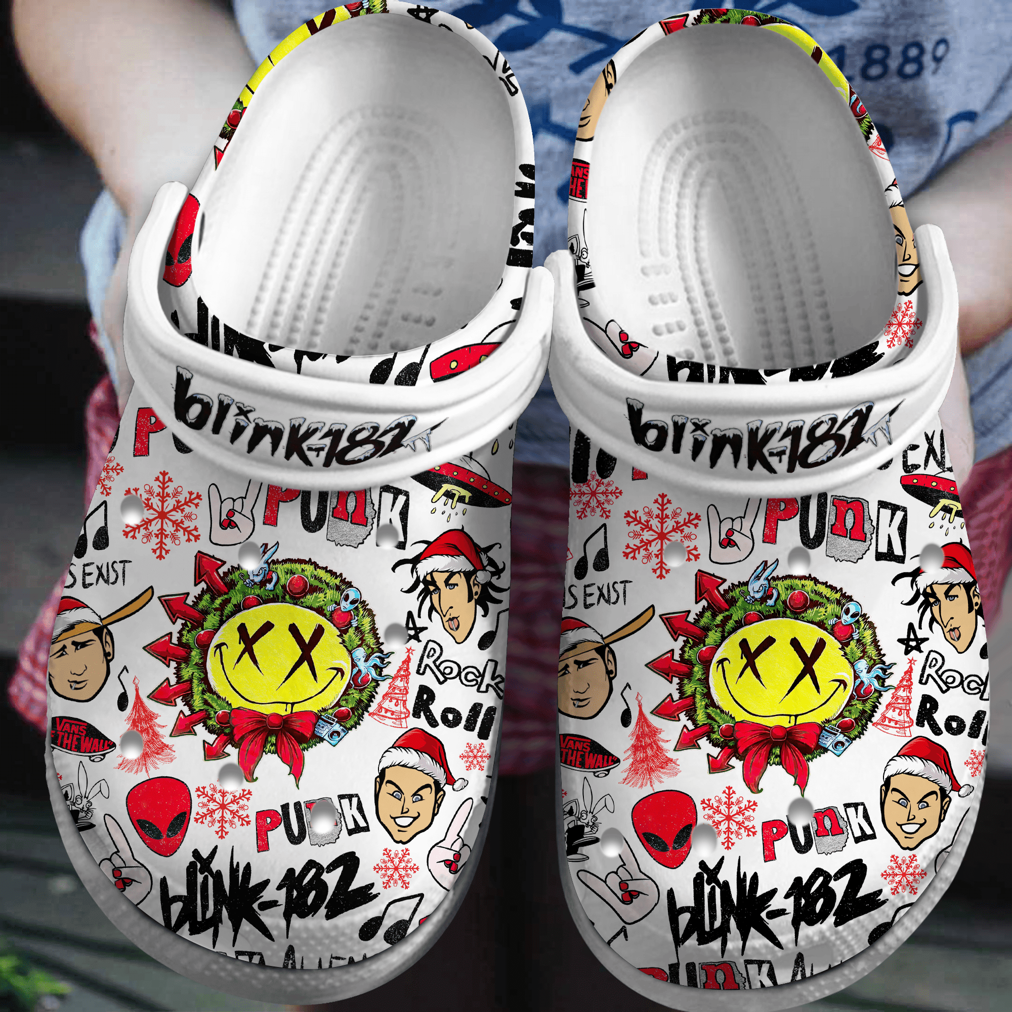 Blink-182 Crocss Clogs For Men Women And Kid Srabgsvu