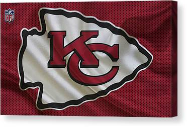 24 Kansas City Chiefs Joe Hamilton Canvas Print