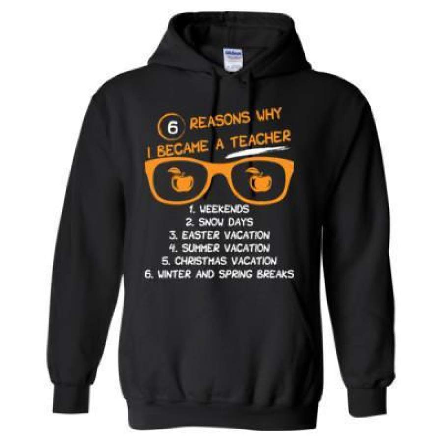 AGR 6 Reasons Why I Became A Teacher – Heavy Blend™ Hooded Sweatshirt