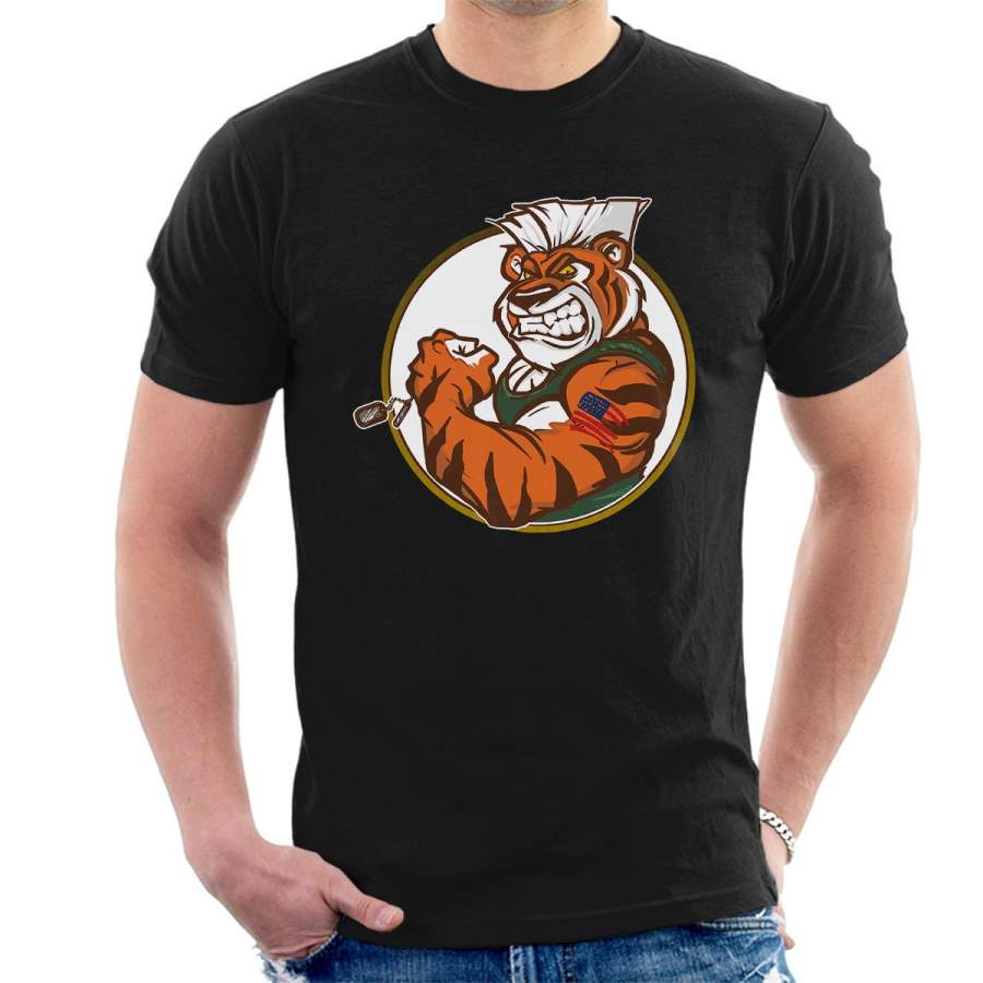 Eye Of The Street Tiger Guile Fighter Men’s T-Shirt