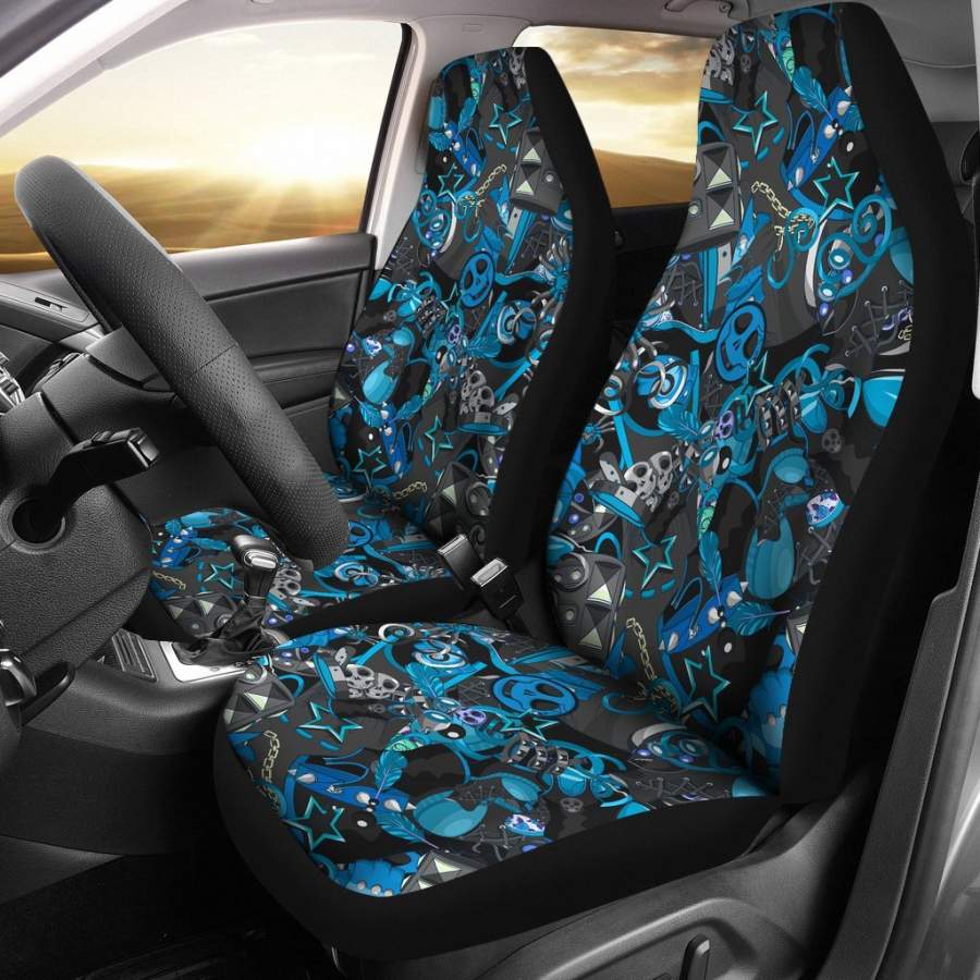 Gothic Fashion Skull Seat Cover Cars 2
