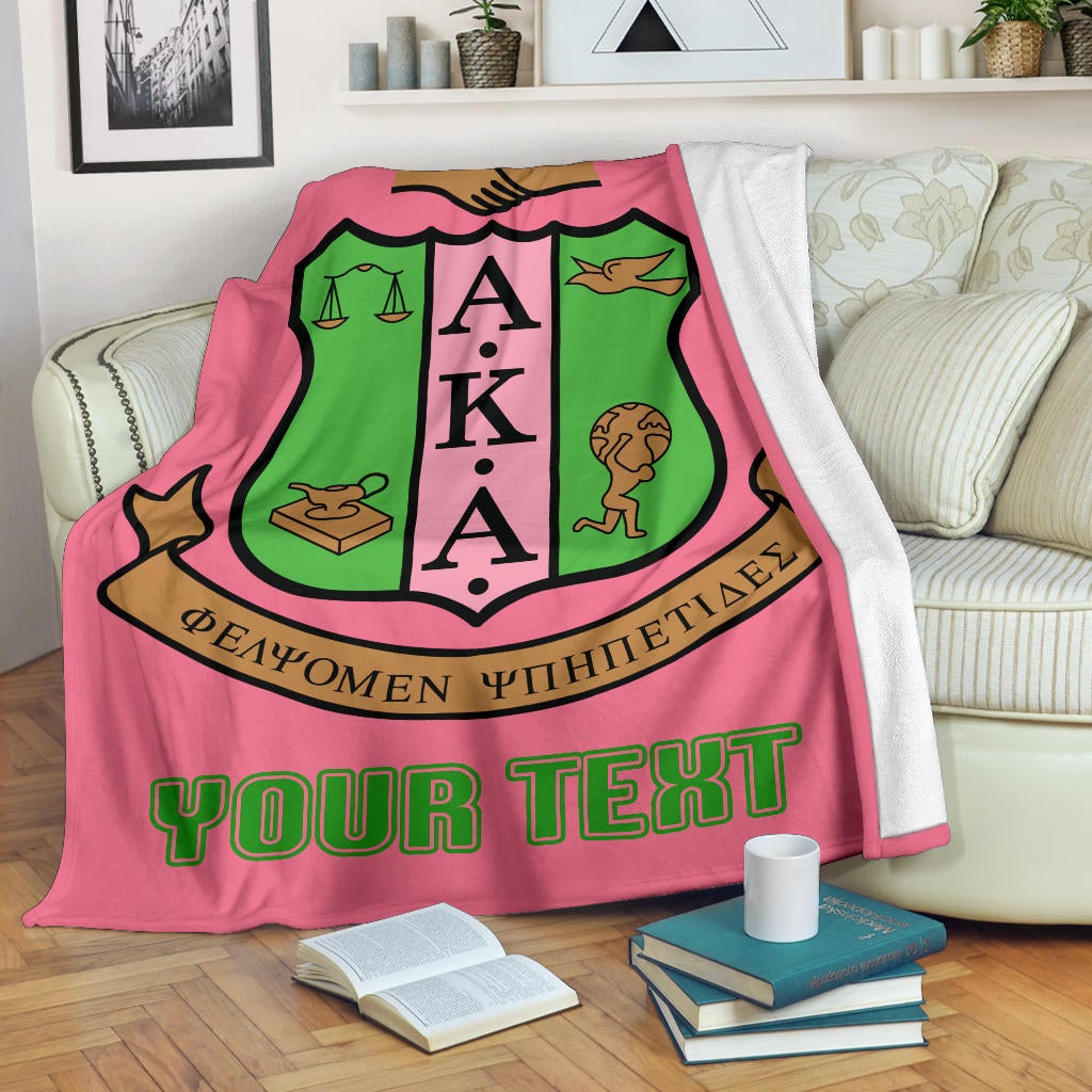 Wonderprint Premium Blanket Personalized Alpha Kappa Alpha Premium Blanket Classic Lt10