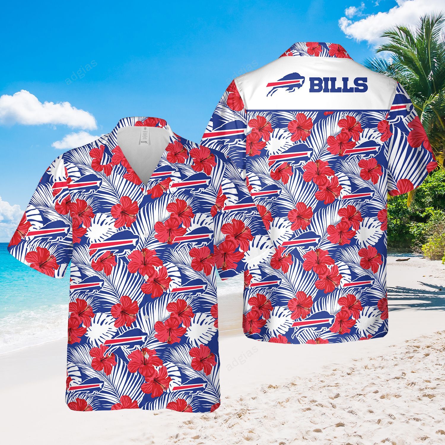 Bills Hawaii Pattern Summer Outfit Ha93446