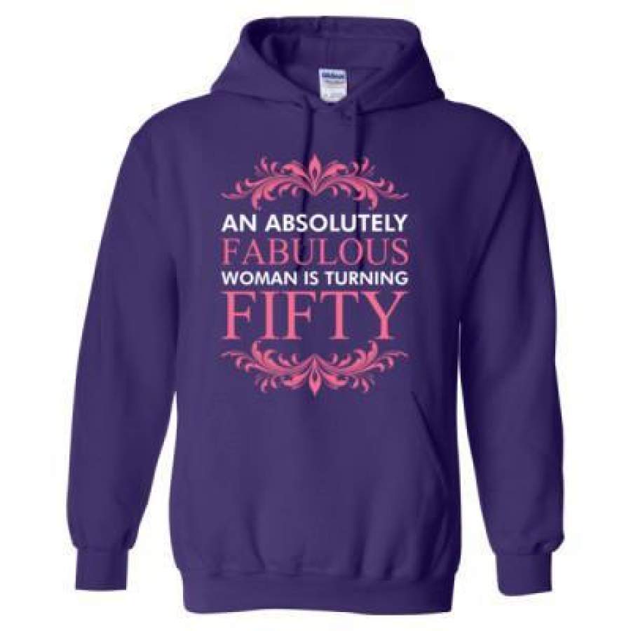 AGR An Absolutely Fabulous Woman Is Turning Fifty – Heavy Blend™ Hooded Sweatshirt