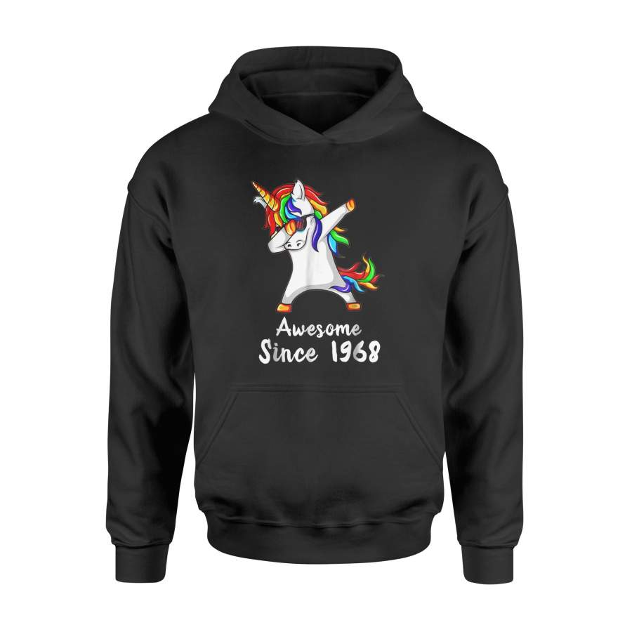 50 Years Old 50th Birthday Unicorn Dabbing 1968 Gift For BirthdayHoodie