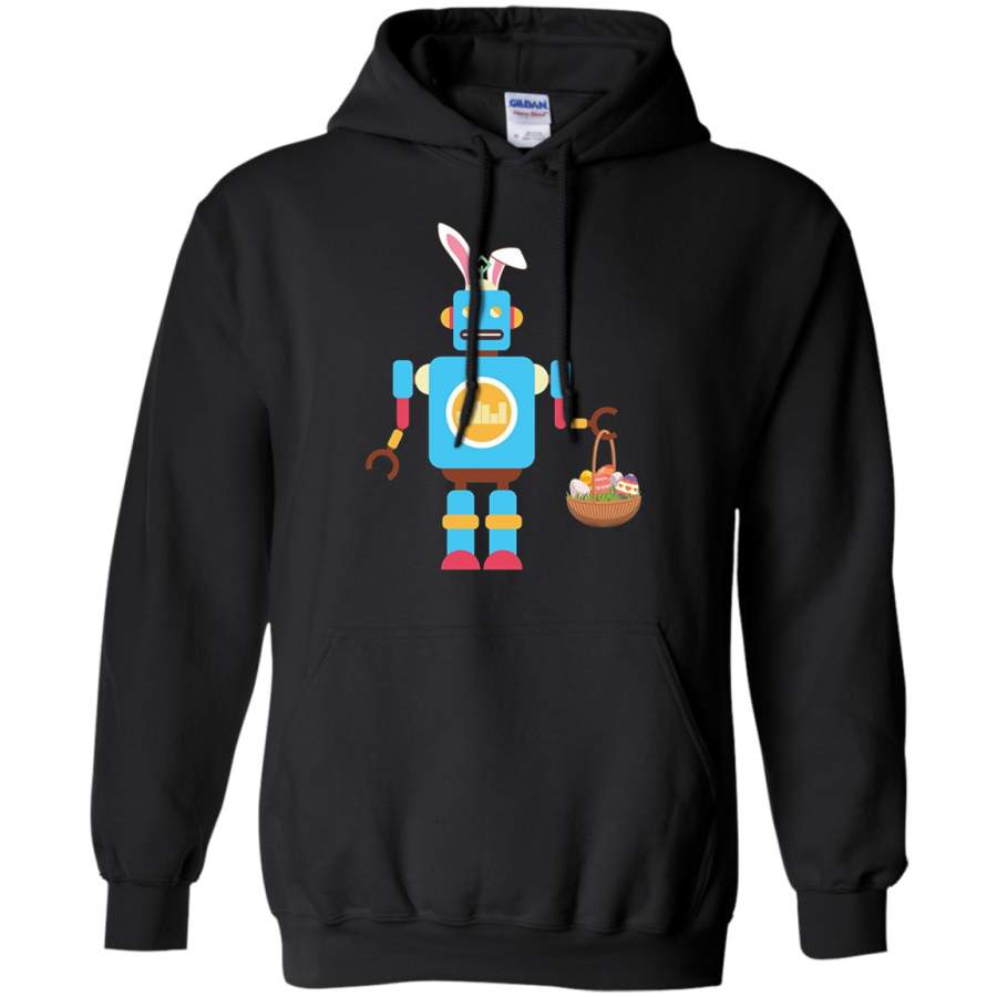 Robot Easter Bunny Funny – for Boys Girls Women Men Pullover Hoodie – Teeever.com