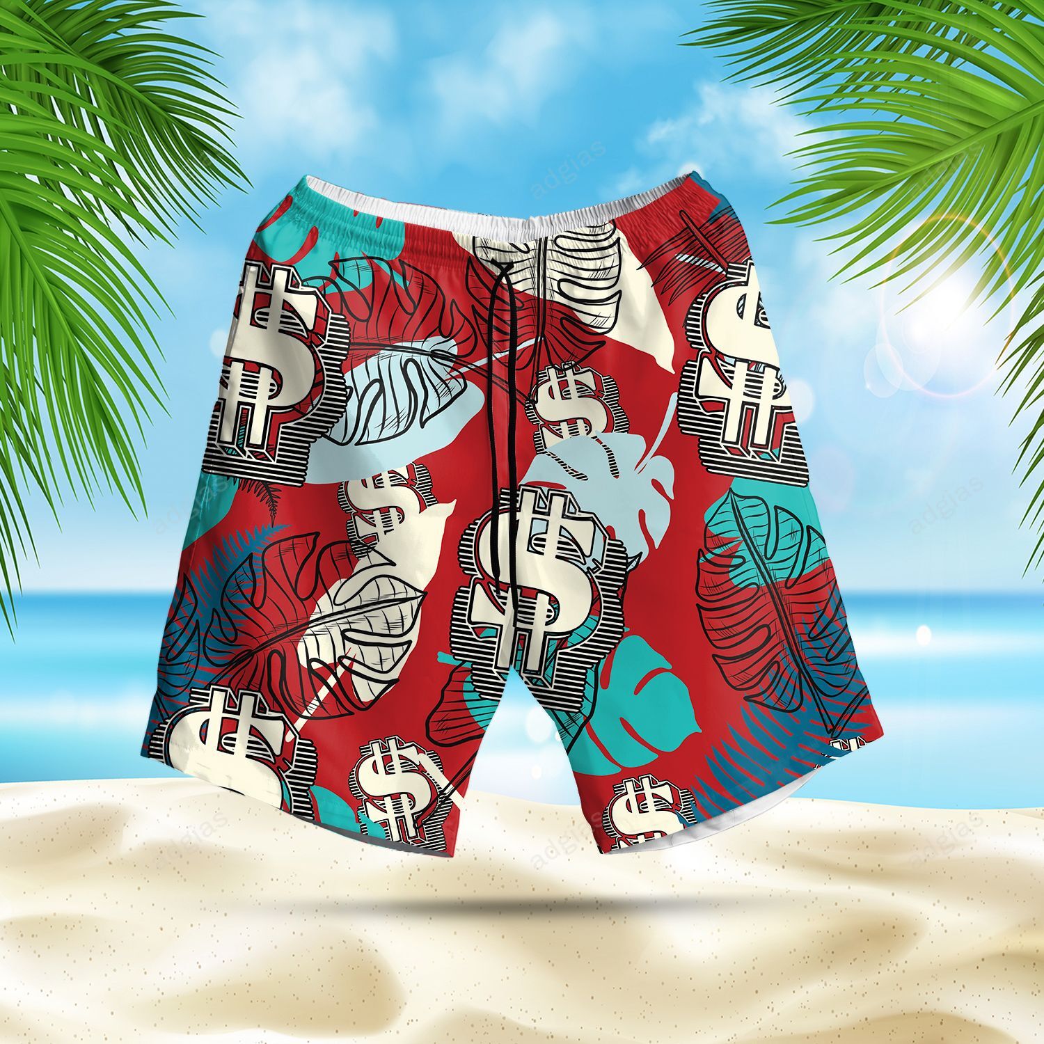 Short Rapper Music Hawaiian Summer Outfit Ha106536