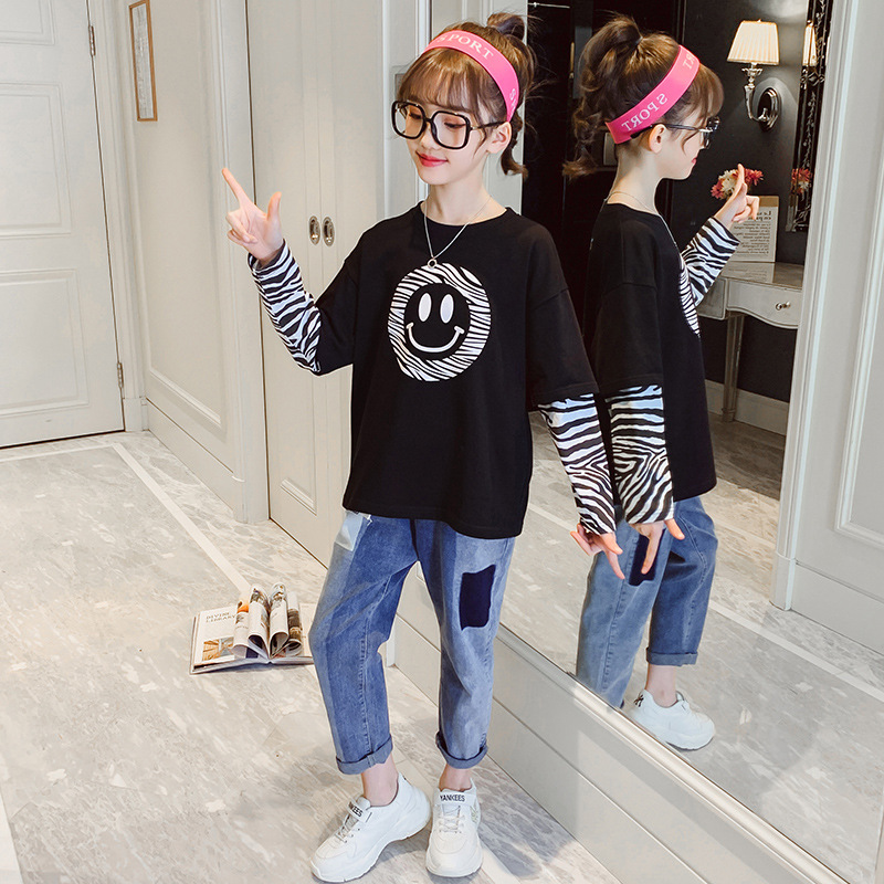 2021 Spring Autumn Tops Hoodies Girls Sweatshirts Jacket Coat Kids Overcoat Outwear Teenager Wedding Party Dress alx